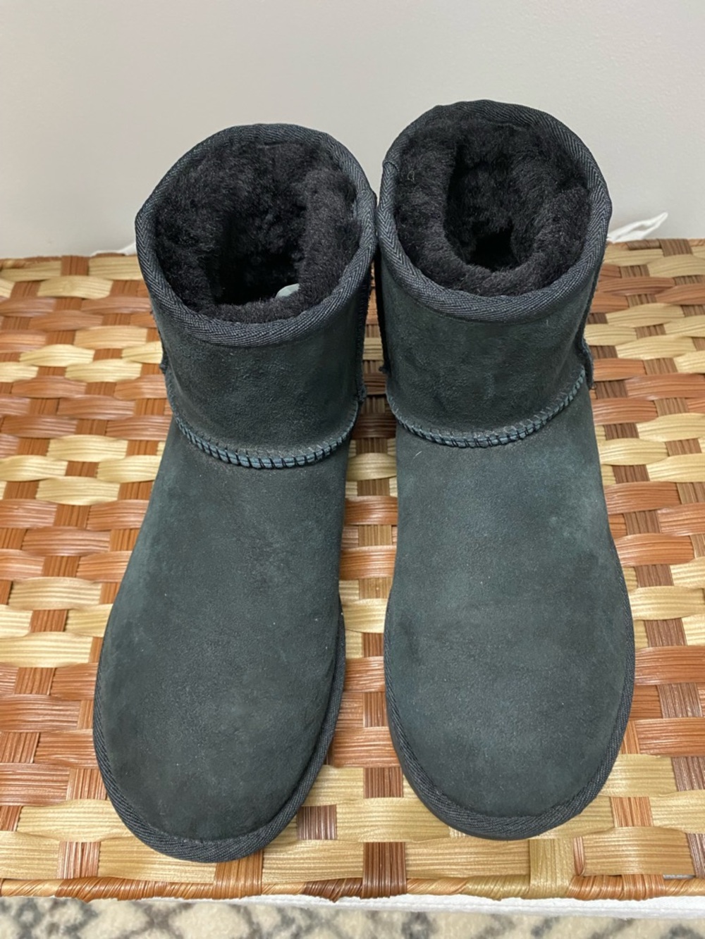 UGG Black Shearling Lined Ankle Boot